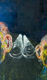 Zakochani, 200 x 120 cm, olej na płótnie, 2005