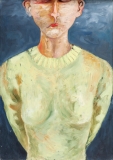 Selfportrait, Oil on Canvas, 120 x 85 cm, 2004
